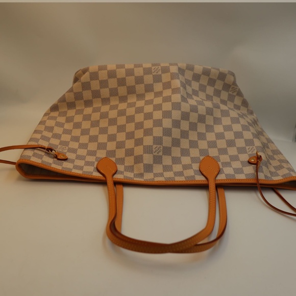 Louis Vuitton Damier Azur Neverfull MM Tote Bag - Picture 3 of 6